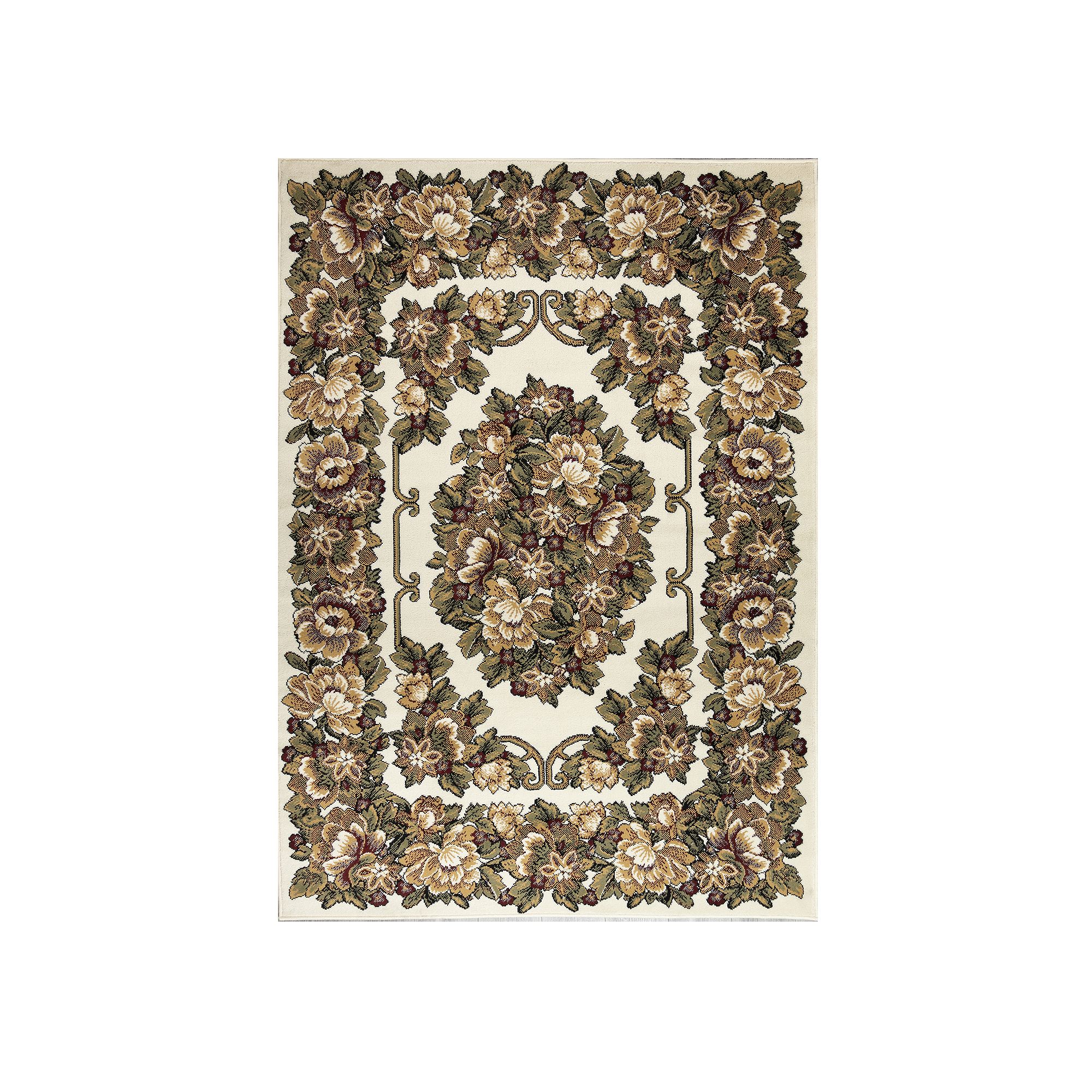 Liora Manne Aurora Aubusson Indoor Rug, Ivory