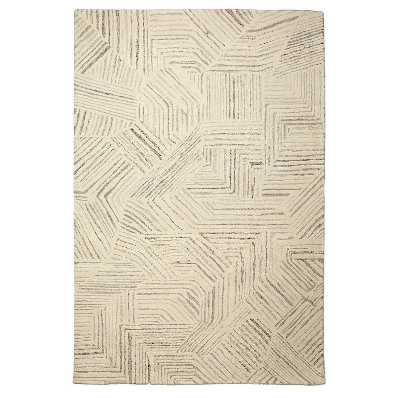 Liora Manne Madison Modern Indoor Rug, Natural, 7.5X9.5 Ft