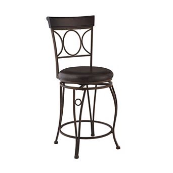 Linon Circles Swivel Counter Stool