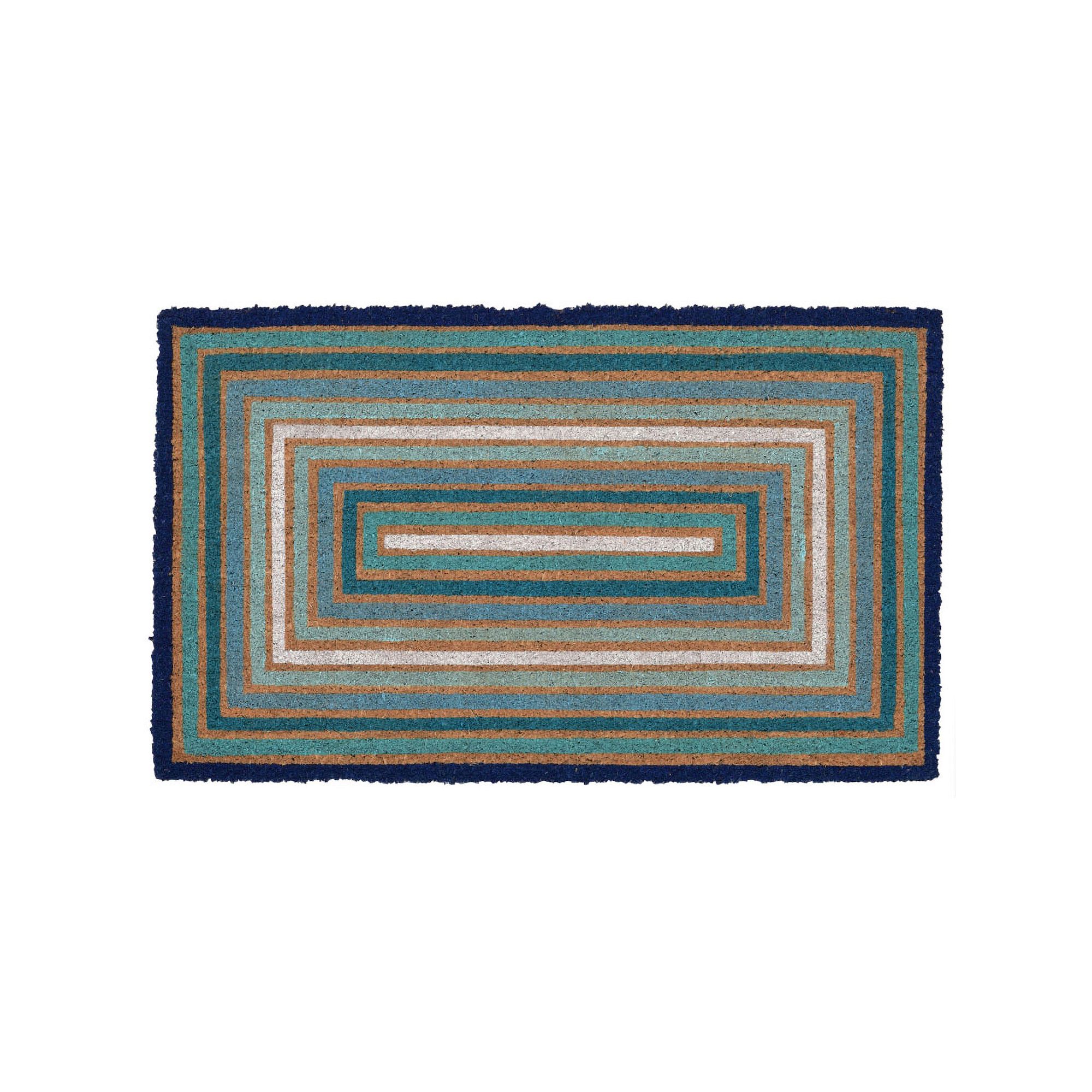 Liora Manne Natura Boxes 24 x 36 Doormat, Blue