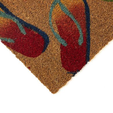 Liora Manne Natura Remove Flip Flops 18'' x 30'' Doormat