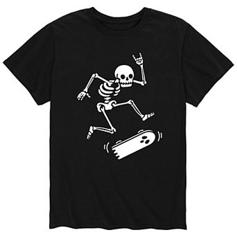 Men's Skateboarding Skeleton Tee