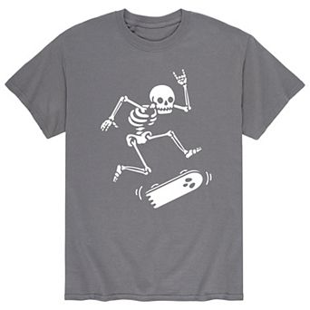 Men's Skateboarding Skeleton Tee