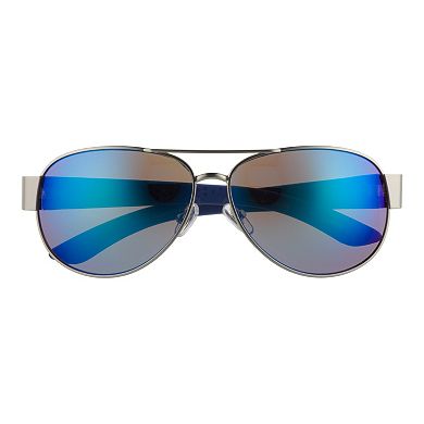 Men's Dockers Blue Mirror Aviator Sunglasses