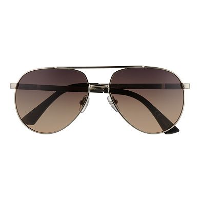 Men's Dockers® Brown Gradient Polarized Aviator Sunglasses