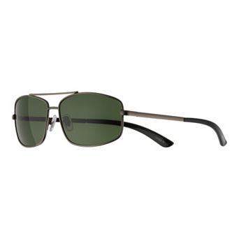 Men's Dockers® Green Polarized Aviator Sunglasses