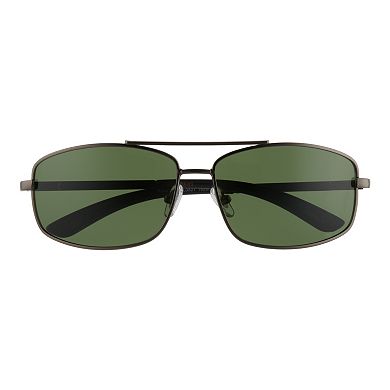 Men's Dockers® Green Polarized Aviator Sunglasses