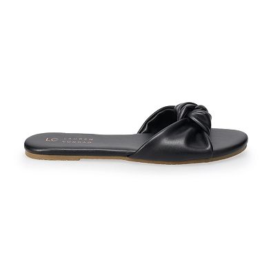 LC Lauren Conrad Cedar Women's Knotted Slide Sandals