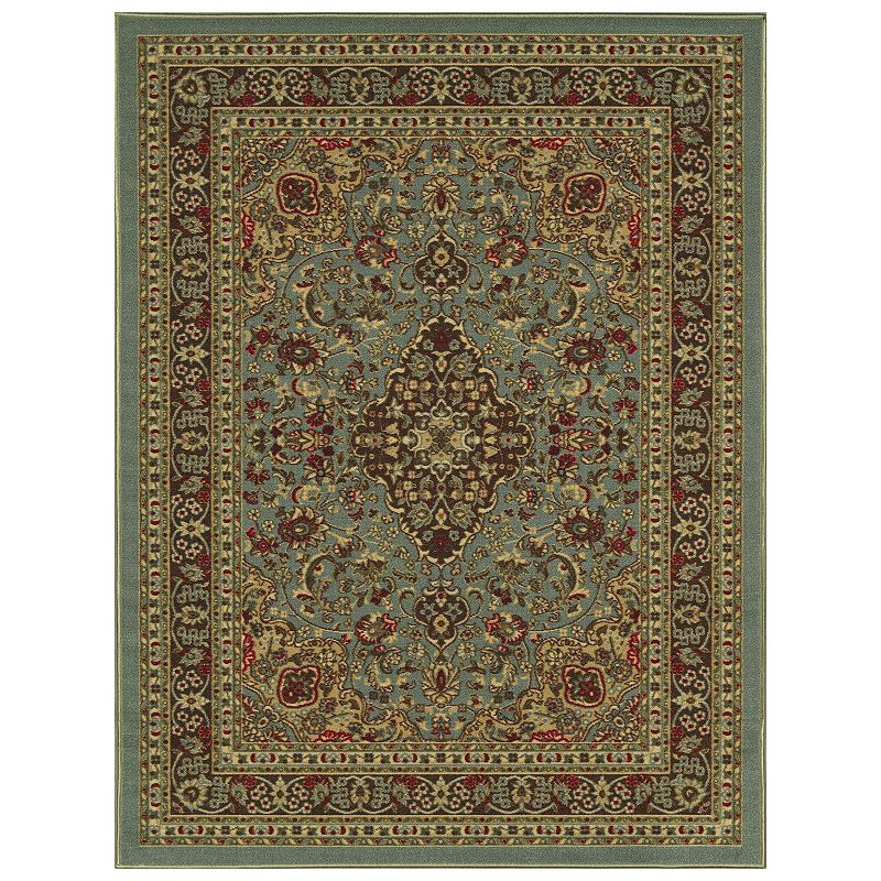 Ottomanson Traditional Rug, Green, 3X5 Ft