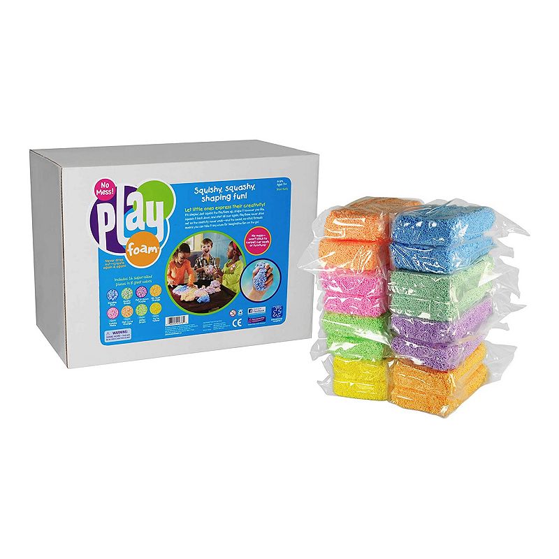 Educational Insights Playfoam Class Pack – 16 Super-Sized Pieces, Multico