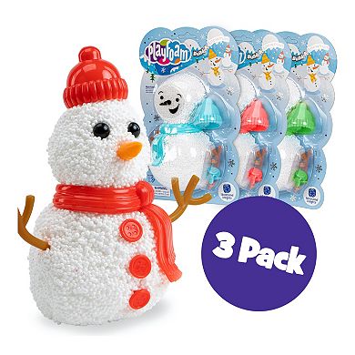 Educational Insights 10-Pack Playfoam Build-A-Snowman Sets