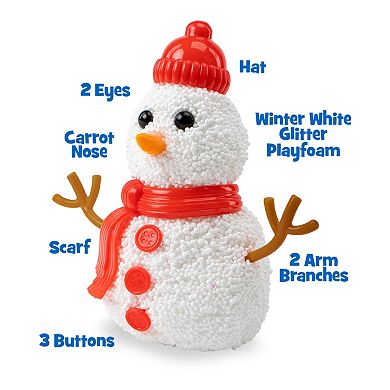 Educational Insights 10-Pack Playfoam Build-A-Snowman Sets
