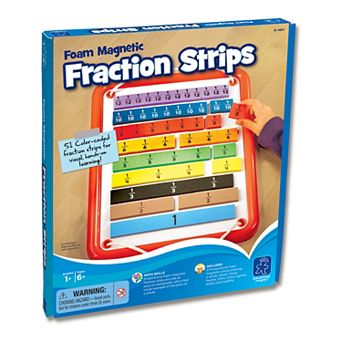 Educational Insights Foam Magnetic Fraction Strips