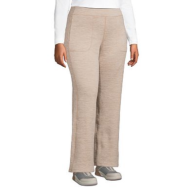 Plus Size Lands' End Active Fleece Lined Yoga Pants