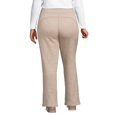 Plus Size Lands' End Active Fleece Lined Yoga Pants