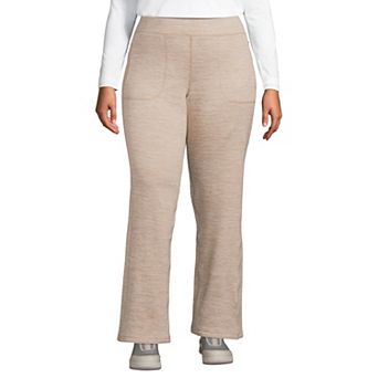 Plus Size Lands' End Active Fleece Lined Yoga Pants