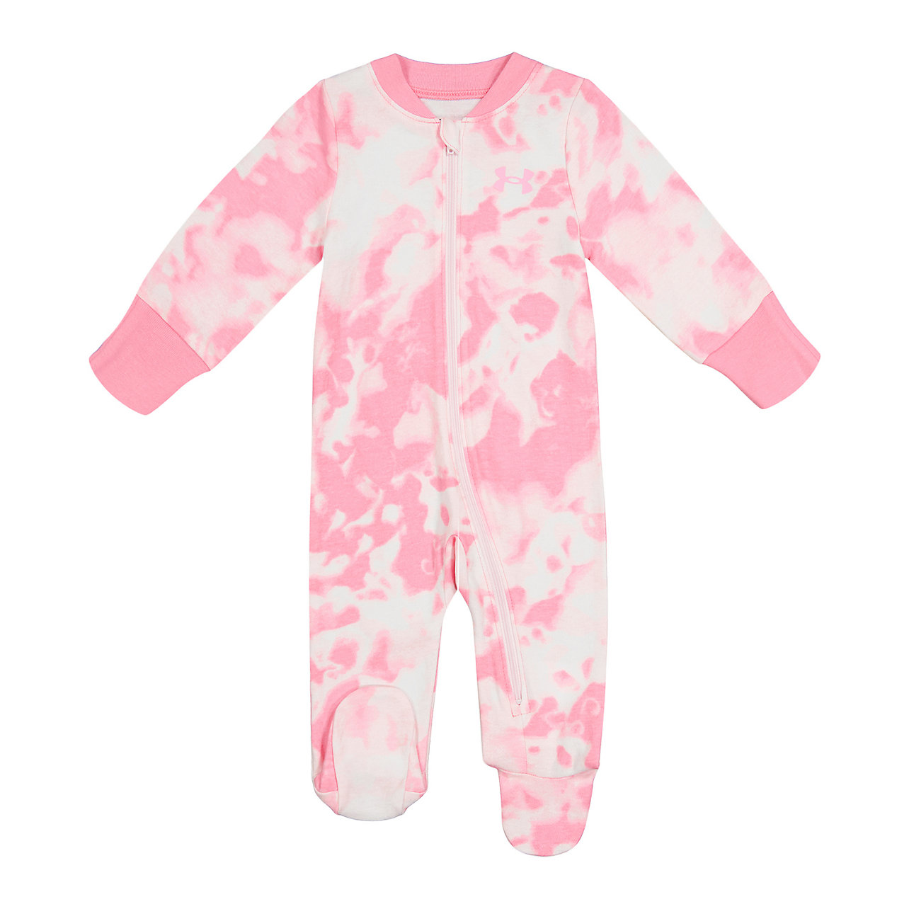 Baby Girl Under Armour Pink Tie Dye Sleep & Play