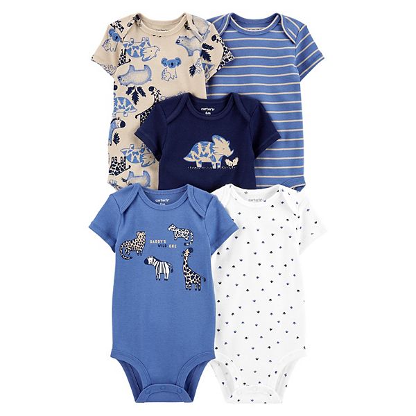 Baby Boy Carter's 5-Pack Short-Sleeve Original Bodysuits