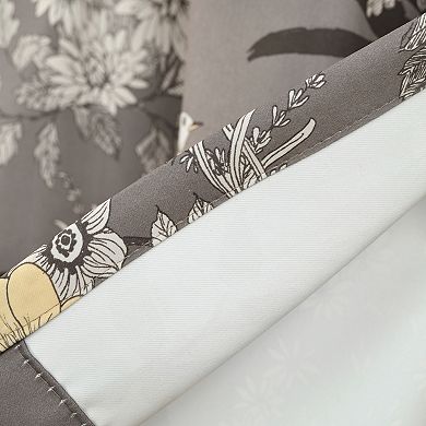 Lush Decor Botanical Garden Light Filtering Single Valance