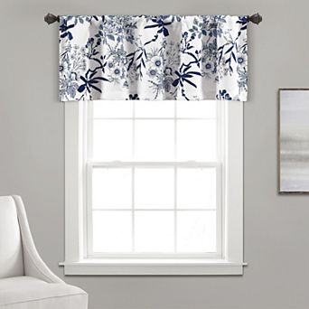 Lush Decor Botanical Garden Light Filtering Single Valance