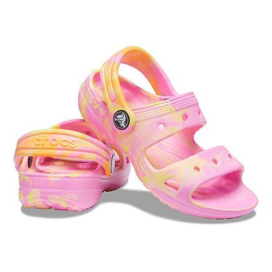 Crocs Classic Marbled Toddler Girls' Sandals
