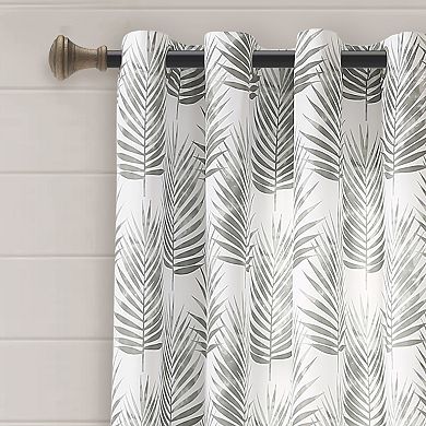 Lush Decor 2-Piece Palm Lane Window Curtain Panels Set
