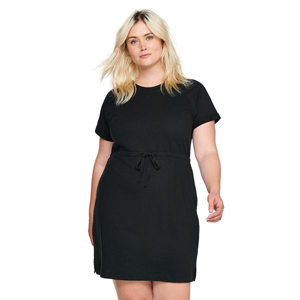 Petite Plus Size Sonoma Goods For Life® Midi Sweatshirt Dress