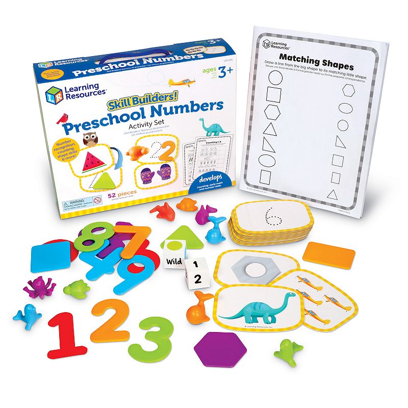 Learning Resources Skill Builders! Preschool Numbers, Multicolor