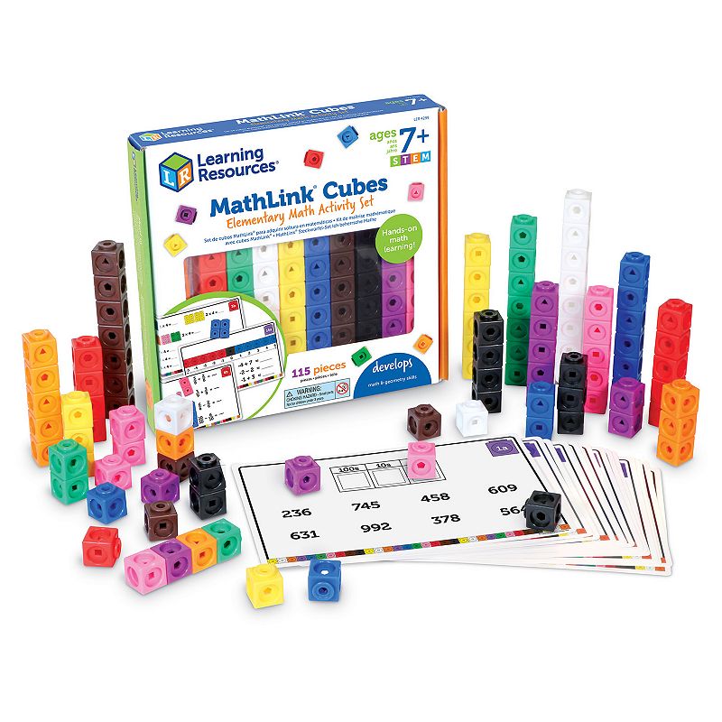 UPC 765023042993 product image for Learning Resources Mathlink Cubes Elementary Math Activity, Multicolor | upcitemdb.com