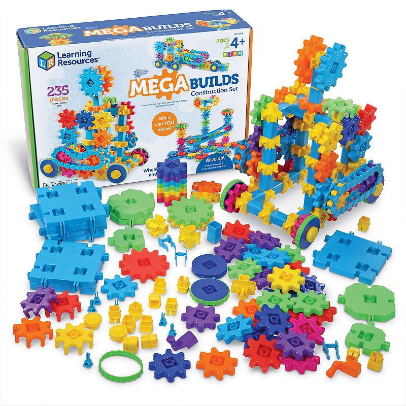 Learning Resources Gears! Gears! Gears! Mega Makers, Multicolor