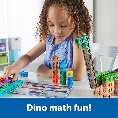 Learning Resources Mathlink Cubes Kindergarten Math Activity Set: Dino Time!