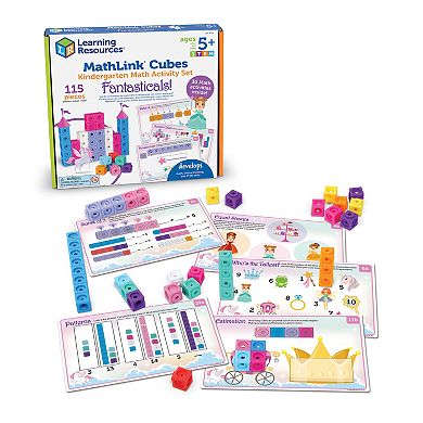 Learning Resources Mathlink Cubes Kindergarten Math Activity Set: Fantasticals!