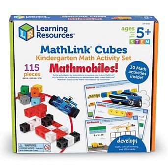 Learning Resources Mathlink Cubes Kindergarten Math Activity Set: Mathmobiles!