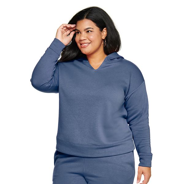 Petite Plus Size Sonoma Goods For Life® Fleece Hoodie Sweatshirt
