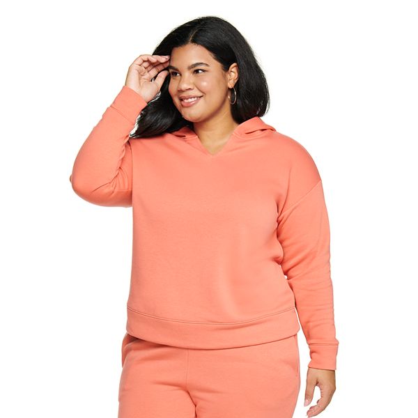 Petite Plus Size Sonoma Goods For Life® Fleece Hoodie Sweatshirt
