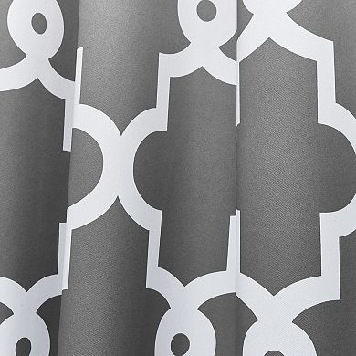 Exclusive Home Curtains Ironwork Sateen Woven Room Darkening Blackout 1-panel Window Curtain