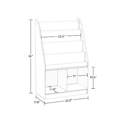 RiverRidge Home Kids 2-Cubby Book Rack