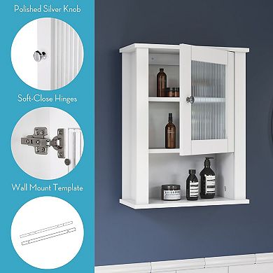 RiverRidge Home Prescott 1-Door Wall Cabinet