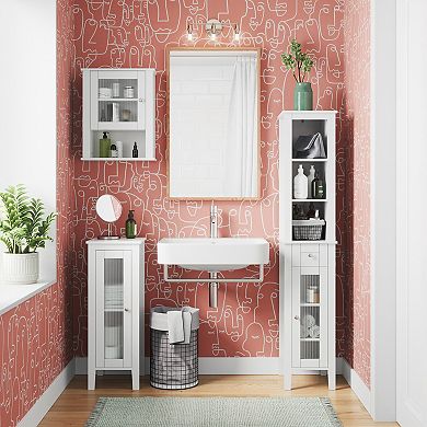 RiverRidge Home Prescott 1-Door Wall Cabinet