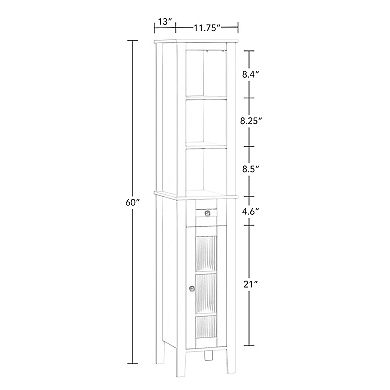 RiverRidge Home Prescott Slim Tall Floor Cabinet