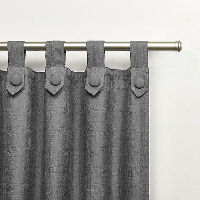 Exclusive Home Curtains Loha Tuxedo Tab Top Curtain 2-panel Window Curtain Set