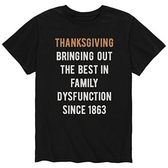 Men's Thanksgiving Dysfunction Tee
