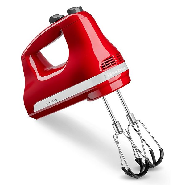 KitchenAid KHM6118 6Speed Hand Mixer with Flex Edge Beaters