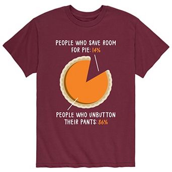 Men's Pumpkin Pie Chart Tee