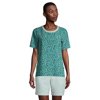 Women's Lands' End 365 Commuter Elbow-Sleeve Tunic Top