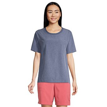 Women's Lands' End 365 Commuter Elbow-Sleeve Tunic Top
