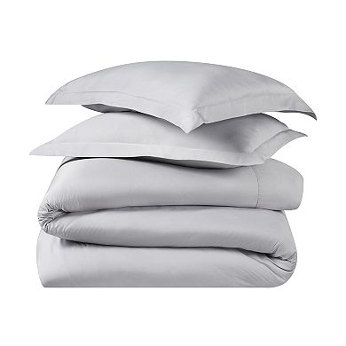 Serta Zen Rest Rayon from Bamboo Duvet Cover Set with Shams