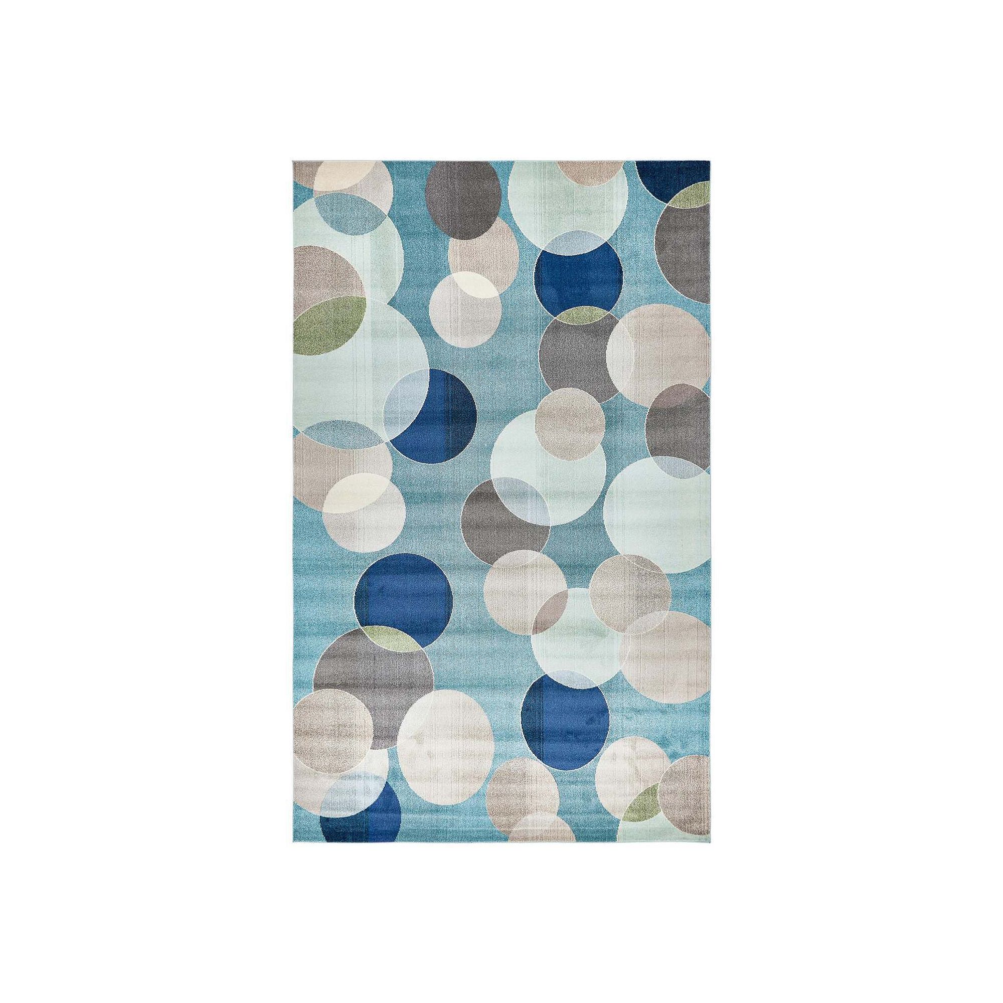 3139816 Unique Loom Seaside Chromatic Rug, Blue sku 3139816