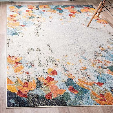 Unique Loom Coral Chromatic Rug