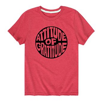 Boys 8-20 Attitude Of Gratitude Graphic Tee